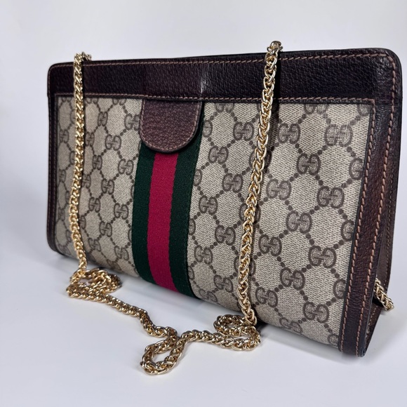 Gucci Ophidia Supreme GG Monogram Supreme Clutch/ Crossbody bag - Picture 7 of 15